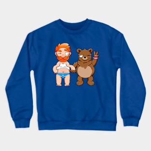 Bear Lover Ginger (No Text) Crewneck Sweatshirt